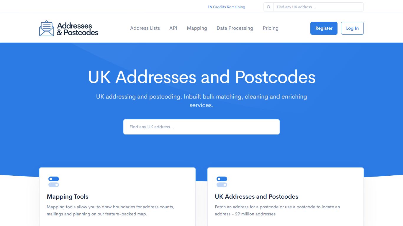 Address Postcode Finder - Quickly Find Addresses and Postcodes